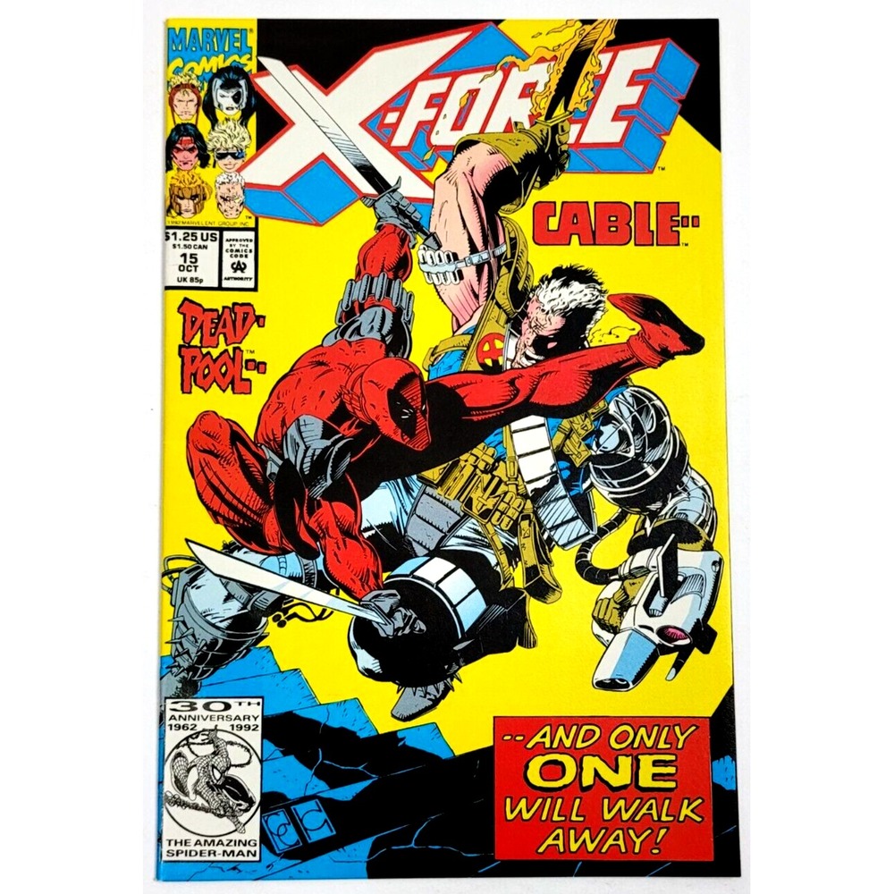 X-FORCE  #15 (1992) / VF+ /‎ MARVEL / DEADPOOL